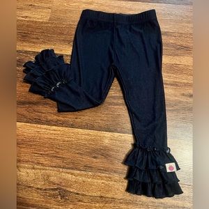 Cheeky plum Ruffle Leggings